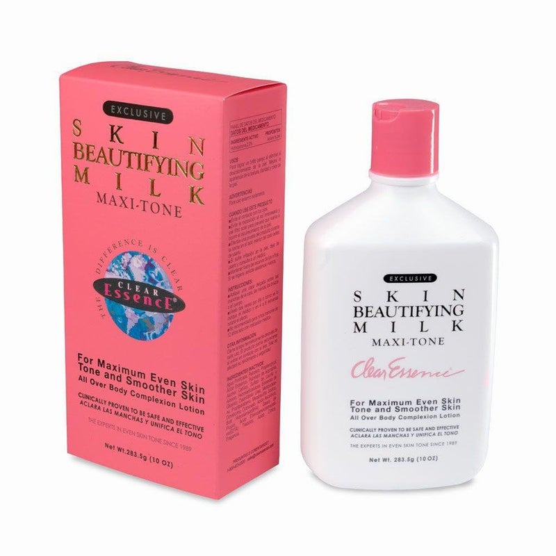 Clear Essence حليب تجميل البشرة الحصري من كلير إيسنس خالي من الهيدروكينون لوشن ماكستون لترطيب البشرة الجافة لوشن مرطب للبشرة مع لمعة 100 أونصة - Image 2