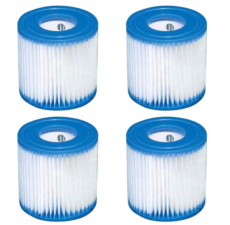 Intex Replacement Swimming Pool Filter Cartridge Type H - 29007E (4 Filters) - Image 1