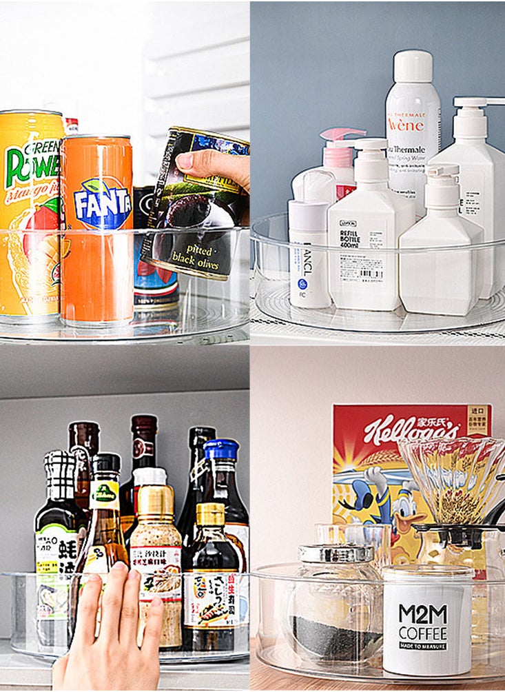 Perfii Kitchen Rotating Storage Rack - Delicate Organizer for Condiments and Seasonings  - Image 4