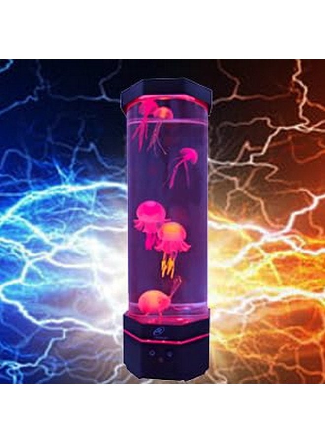 Lightahead LED Sensory Jellyfish Lamp with Bluetooth Speaker and Color Changing Light Effects. Majestic and Standing Tall at 16 Inches! Large (16 Inches Tall) - Image 4