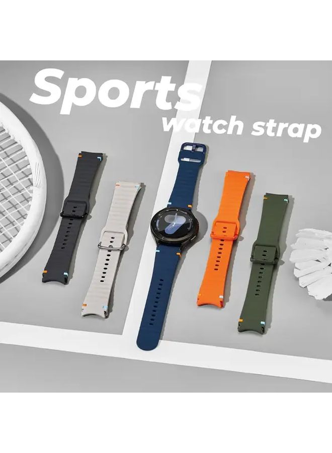 Samsung Galaxy Watch 7 6 5 4 FE Sport Band 3 Pack Nude Pink Milktea Purple No Gap - Image 4