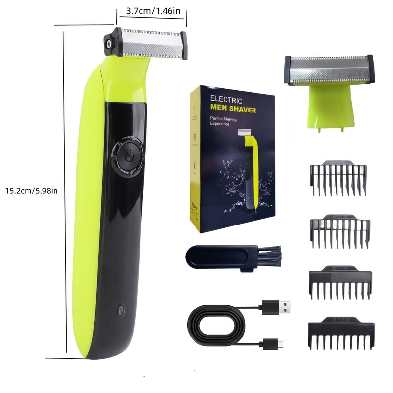 USB Charging Razor Men Body Hair Trimmer Bikini Epilator Women - Image 4