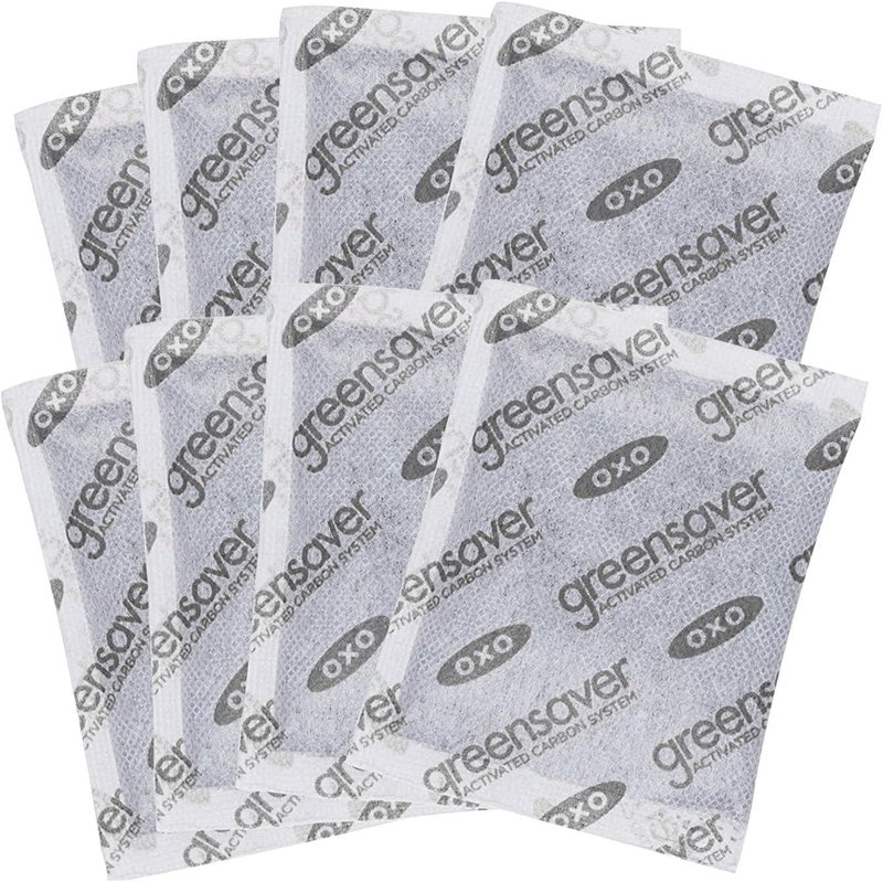 OXO Good Grips GreenSaver Carbon Filter Refills  8 Pack - Image 1