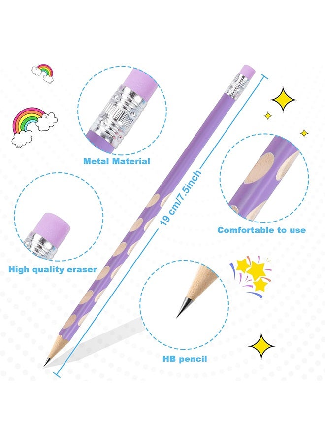 Photon 20 Pcs Pencils With Eraser, Black Pencil Non Slip Pre Sharpened Pencil with Eraser Student Writing Drawing Tool for Exams School Office Home Drawing Sketching - Image 2