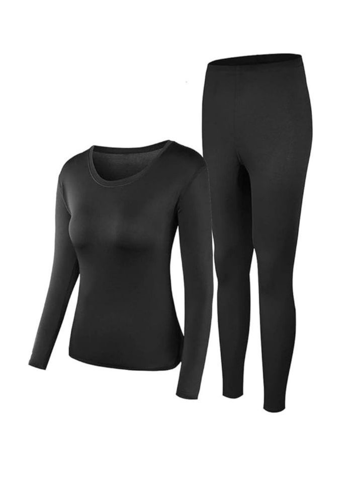 JOGAMS - Thermal Underwear Women Ultra Soft Long Johns Set Base Layer Skiing Winter Warm Top and Bottom - Image 1
