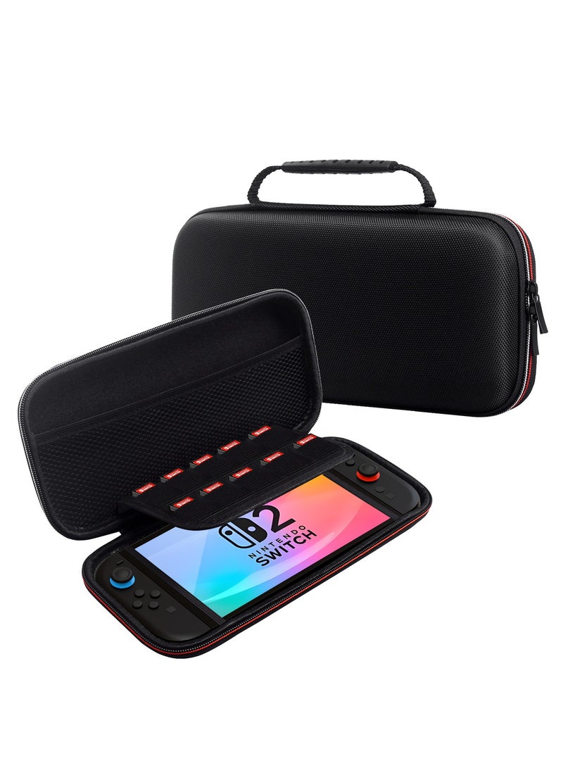 AuliceVerse Nintendo Switch 2 Hard Shell Carrying Case - Handheld Travel Bag for Console & Accessories Protection  - Image 1