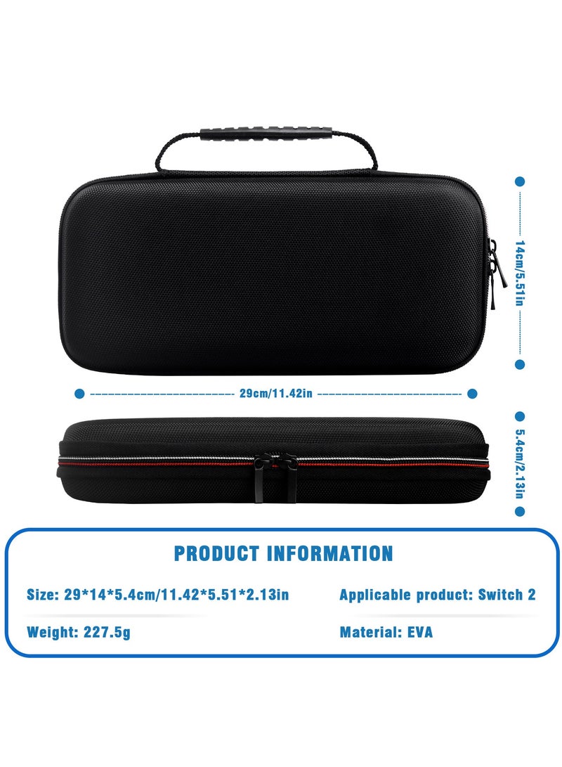 AuliceVerse Nintendo Switch 2 Hard Shell Carrying Case - Handheld Travel Bag for Console & Accessories Protection  - Image 4