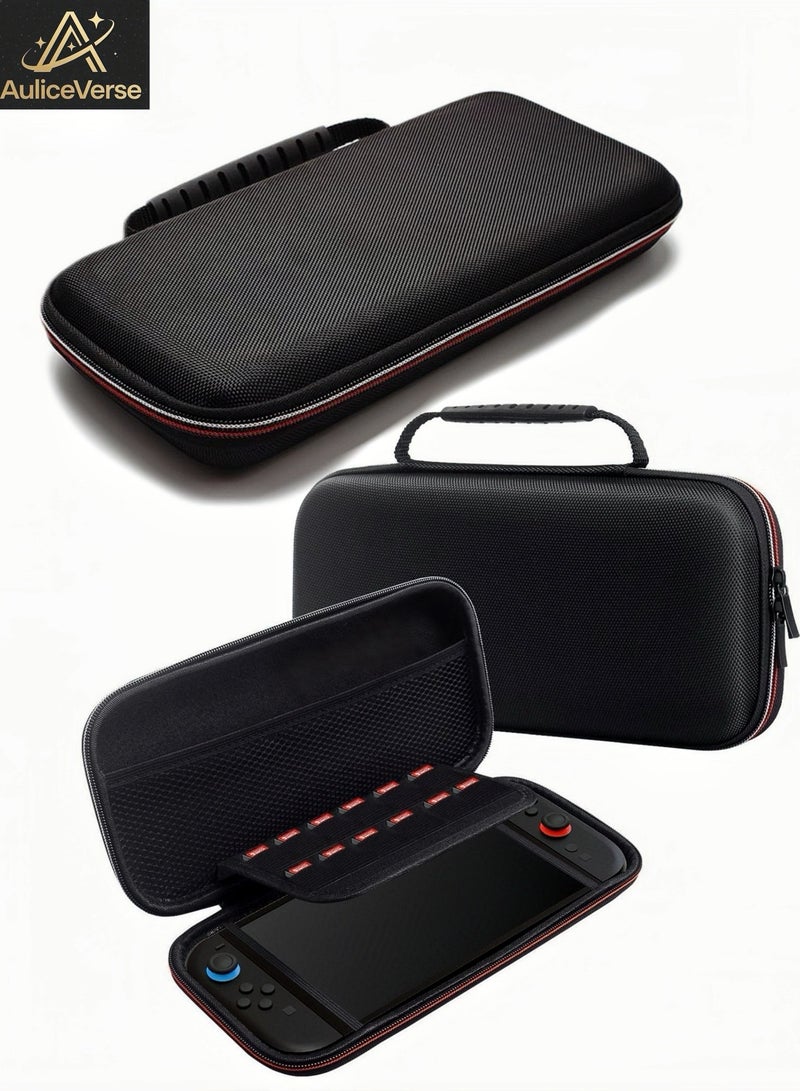 أوليس فيرس  حافظة نينتندو سويتش 2 الصلبة - حقيبة سفر محمولة لحماية الجهاز والملحقات - Image 2