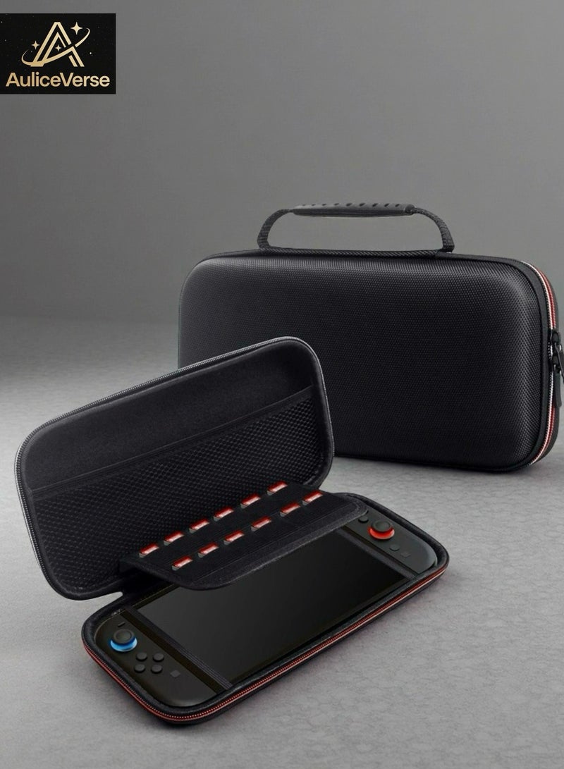 أوليس فيرس  حافظة نينتندو سويتش 2 الصلبة - حقيبة سفر محمولة لحماية الجهاز والملحقات - Image 1