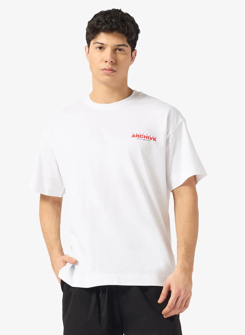 Graphic Crew Neck T-Shirt