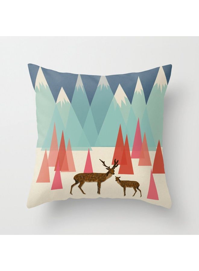 NIBEMINENT Simple Printed Cushion Cover Multicolour