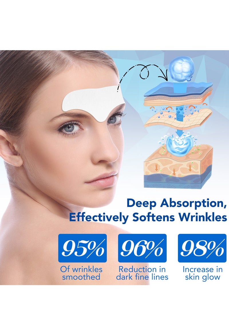 Elaimei - Forehead Wrinkle Patch - 16Pcs Collagen-Infused Anti Wrinkle Patches for Smoother Skin - Anti-aging Facial Pads for Forehead Lines with Vitamin Enriched Formula - Image 1