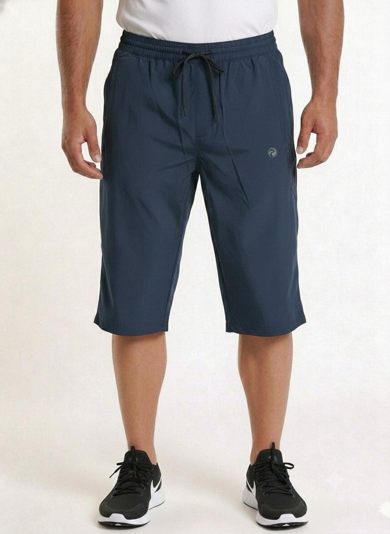 Prima Ace Men's 3/4 Pants Gym Addict Premium Navy - Image 1