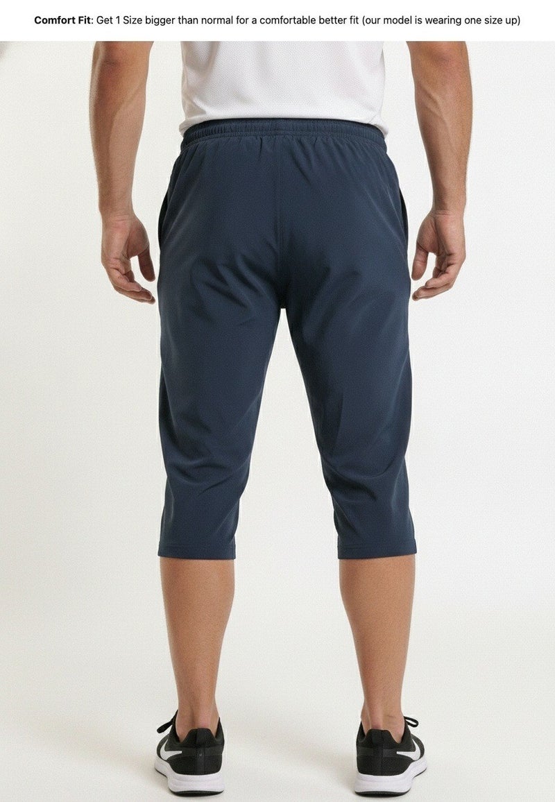 Prima Ace Men's 3/4 Pants Gym Addict Premium Navy - Image 2