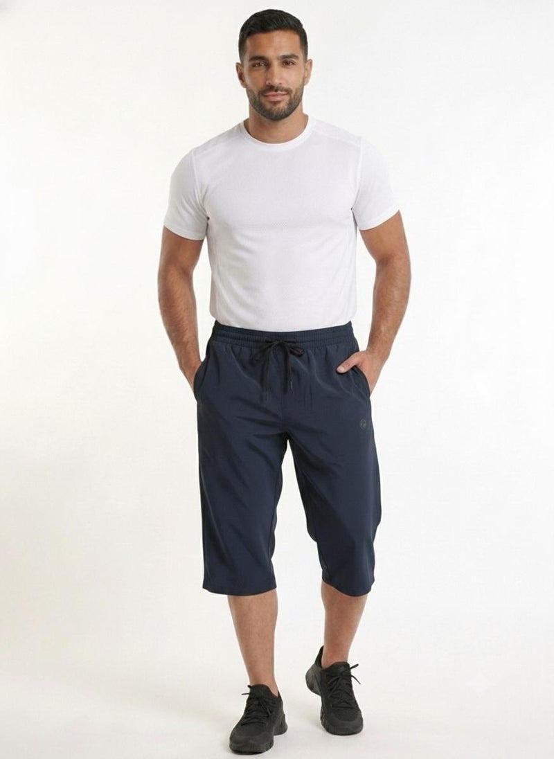Prima Ace Men's 3/4 Pants Gym Addict Premium Navy - Image 3