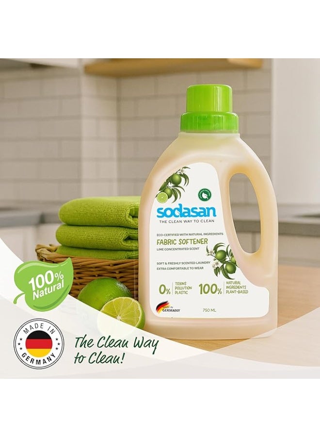 Sodasan 100% Natural Lime Fabric Softener 750g - Image 5