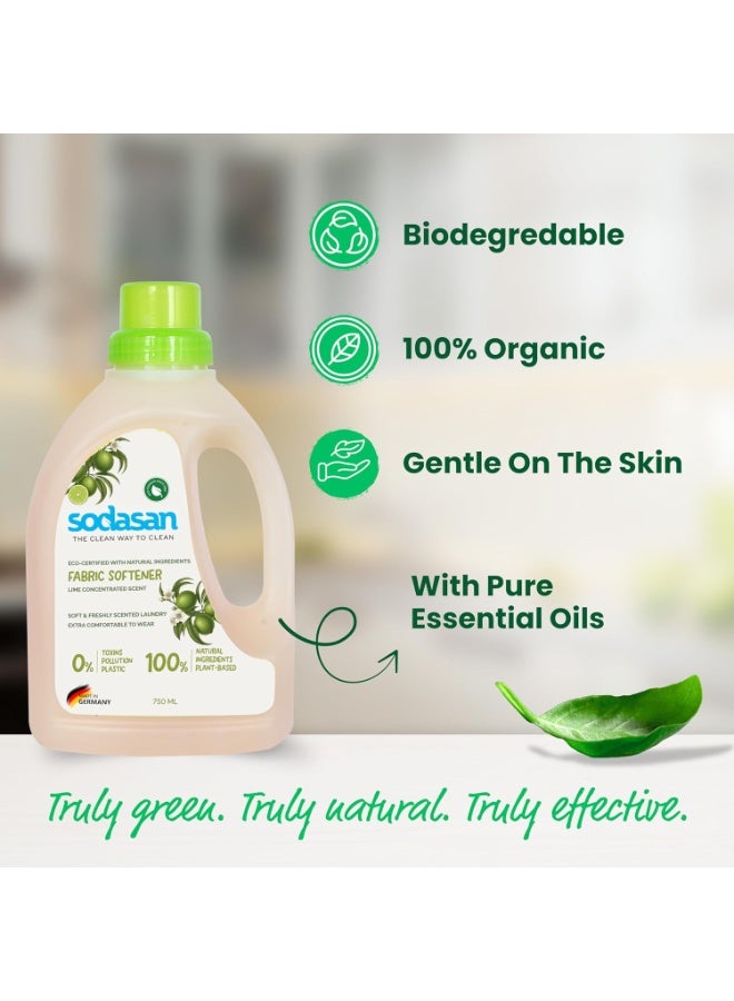 Sodasan 100% Natural Lime Fabric Softener 750g - Image 4