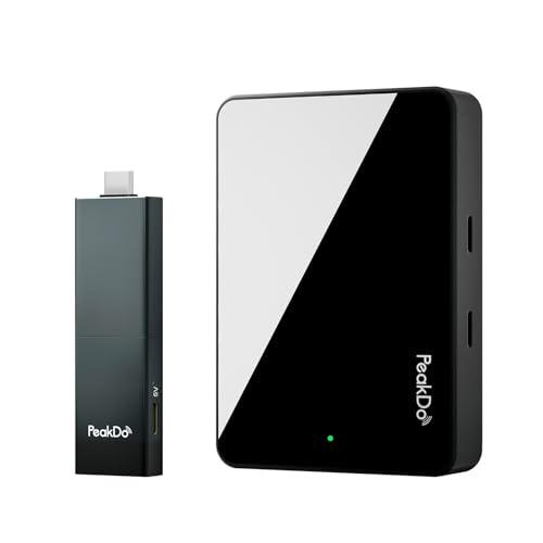 PeakDo HDMI Wireless Transmitter and Receiver, 0 Latency (Line of Sight) Wireless HDMI Extender, 1080P@60Hz Video Transmitter and Receiver for TV or Projector Monitor - Image 1