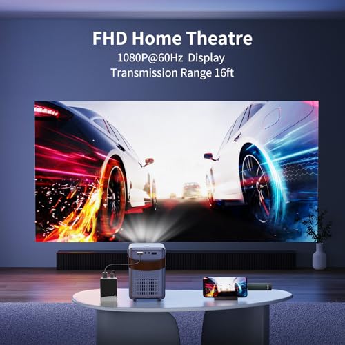 PeakDo HDMI Wireless Transmitter and Receiver, 0 Latency (Line of Sight) Wireless HDMI Extender, 1080P@60Hz Video Transmitter and Receiver for TV or Projector Monitor - Image 3
