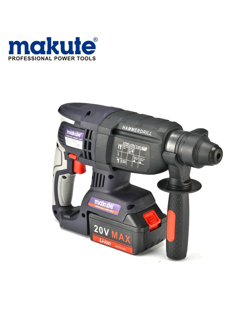 makute Drill 26mm, 20v 4 amp Battery, Power 4700, Speed 1000 RPM  - Image 5