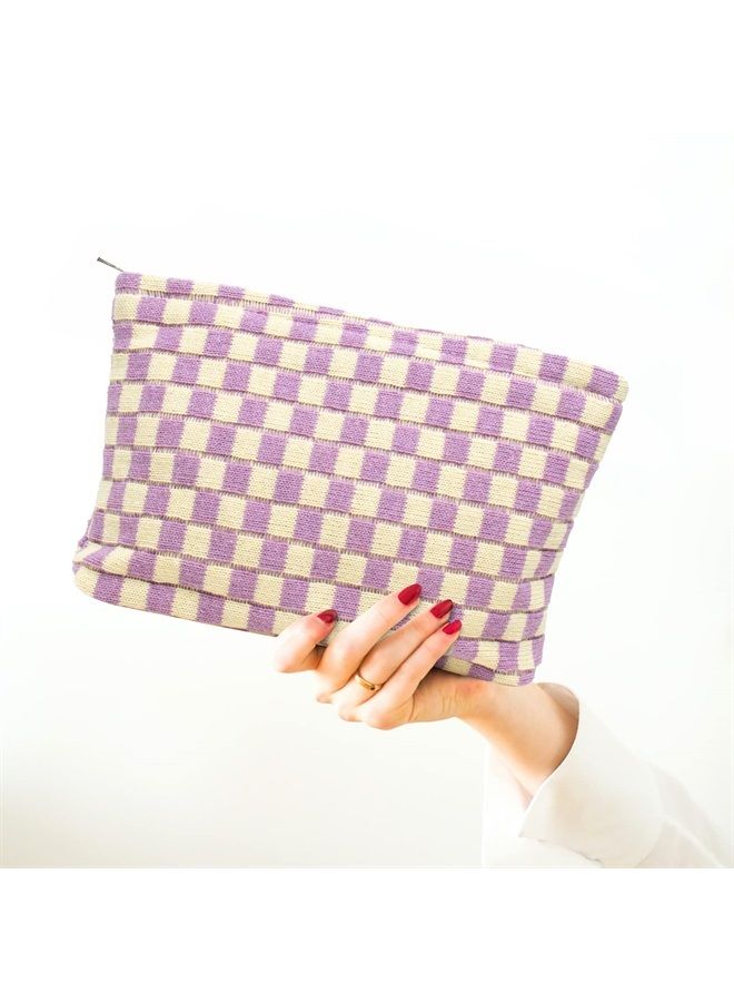 LETGO Makeup Bag Cosmetic Bag for Women,Makeup Bags for Purse Zipper Cosmetic Pouch Large Travel Canvas Make Up Organizer for Women and Ladies Purse - Image 2