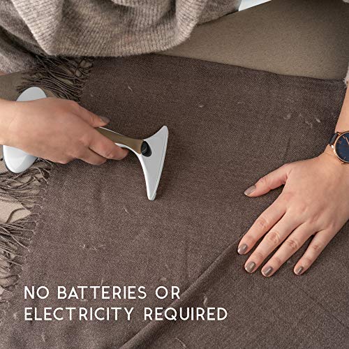 GLEENER Battery-Free Fabric Shaver & Lint Brush | Ultimate Fuzz Remover Sweater Comb | Lint Remover and Depiller for Clothing & Furniture (Taupe) - Image 4