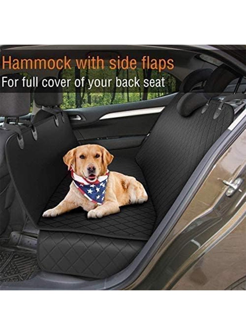 غطاء حماية المقعد الخلفي للكلاب والقطط والحيوانات الأليفة مقاوم للماء والخدش وغير قابل للانزلاق ضد الأوساخ وفراء الحيوانات الأليفة ومتين - Image 2