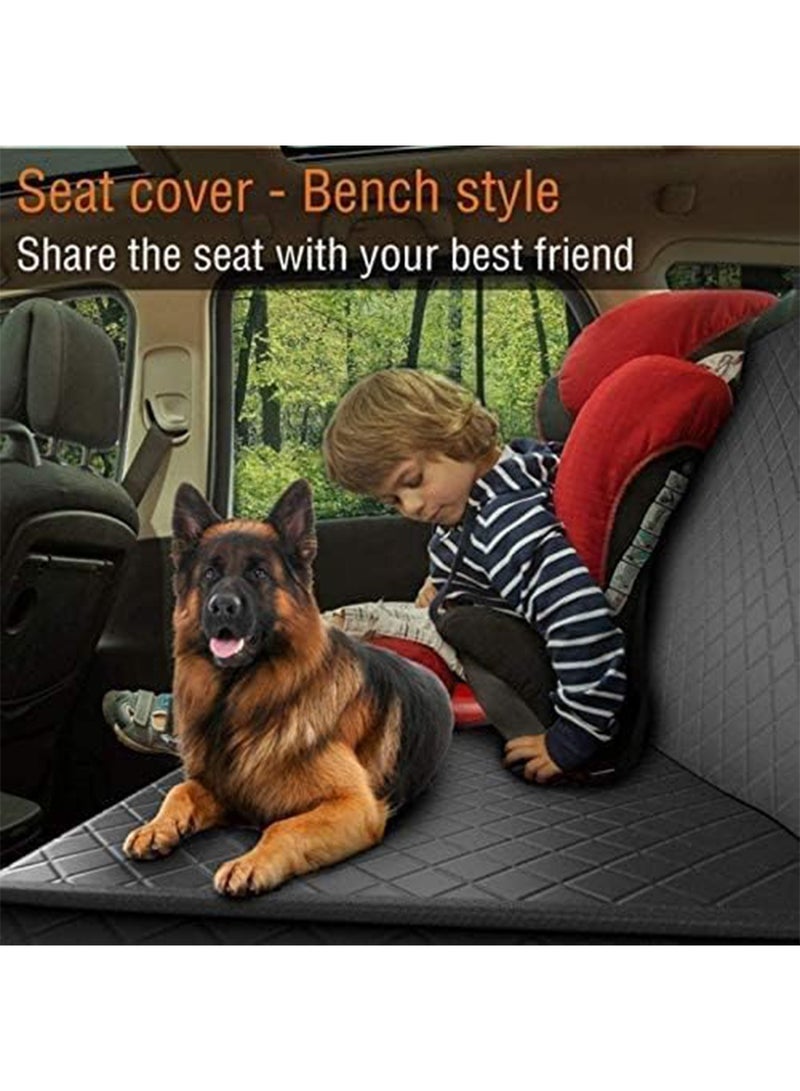 غطاء حماية المقعد الخلفي للكلاب والقطط والحيوانات الأليفة مقاوم للماء والخدش وغير قابل للانزلاق ضد الأوساخ وفراء الحيوانات الأليفة ومتين - Image 5