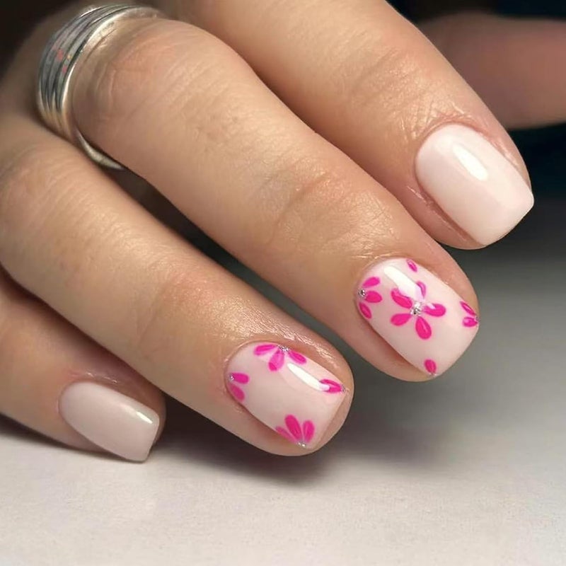 ملصقات أظافر فرنسية مربعة 24 قطعة 12 مقاسًا ديكورات فن الأظافر DIY - Image 3