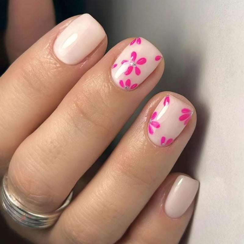 ملصقات أظافر فرنسية مربعة 24 قطعة 12 مقاسًا ديكورات فن الأظافر DIY - Image 5