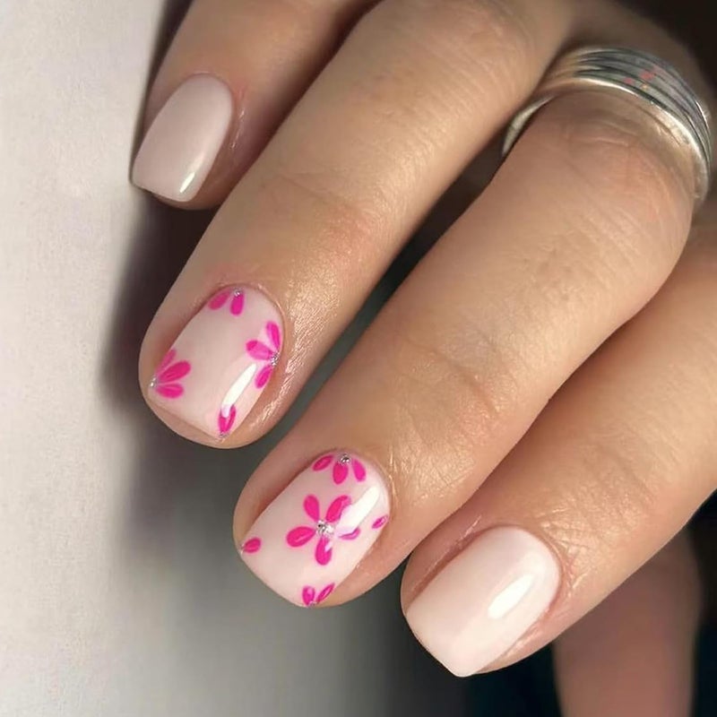 ملصقات أظافر فرنسية مربعة 24 قطعة 12 مقاسًا ديكورات فن الأظافر DIY - Image 2