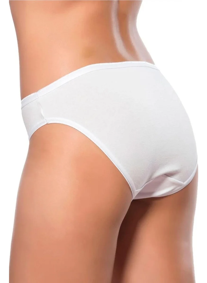 Kompedan Complete Lycra Daphne 40/1 Thick Bikini Bottom White | K6120