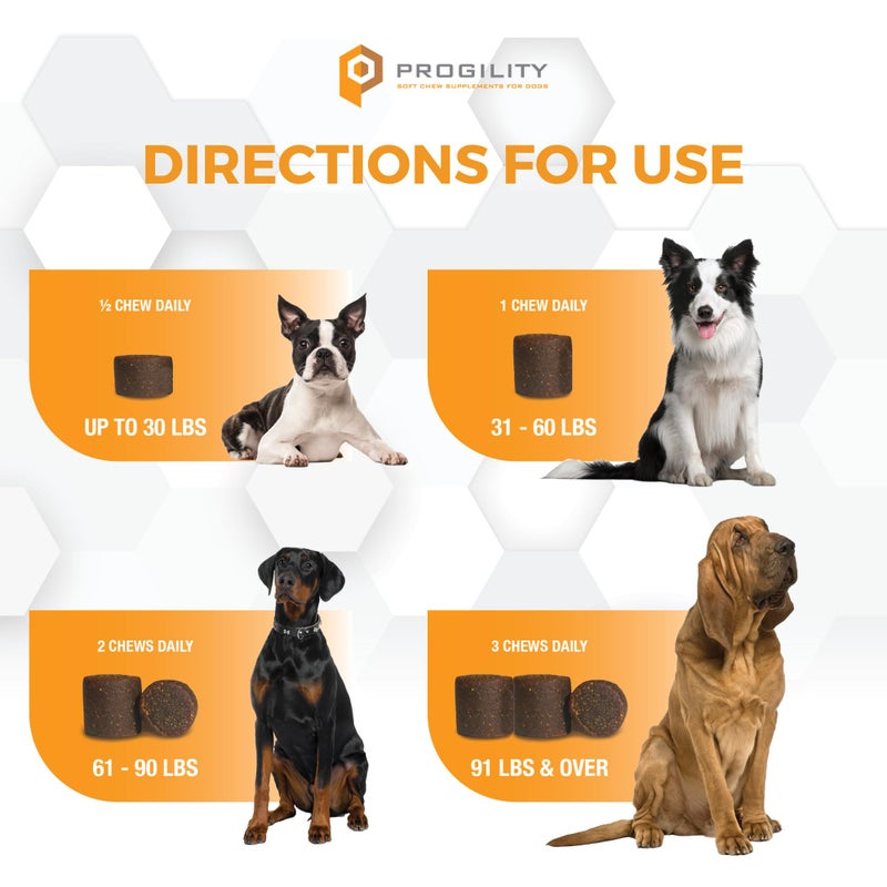 Nootie Progility Hip & Joint Supplement for Dogs, Dog Joint Support with Glucosamine and Chondroitin, 90 Count - Image 4