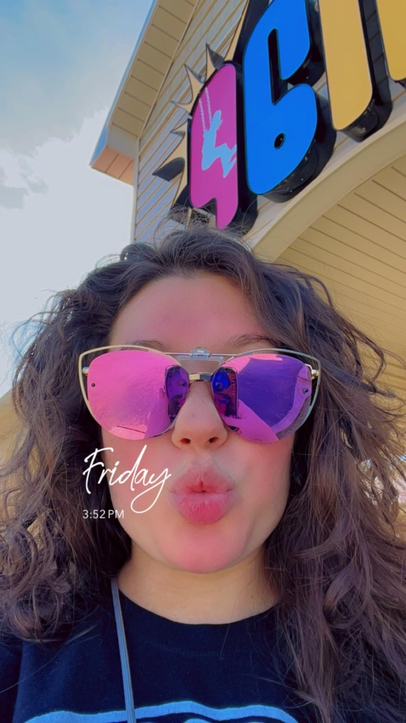 FEISEDY FEISEDY Women’s Polarized Cat Eye Clip-on Sunglasses with Flip up Function for Glasses B2670  - Image 2
