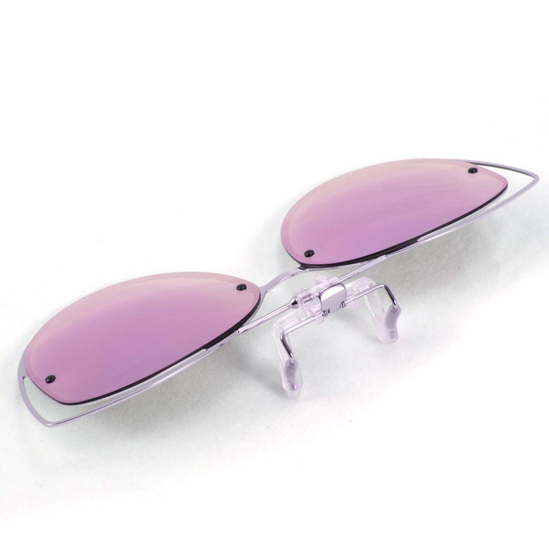 FEISEDY FEISEDY Women’s Polarized Cat Eye Clip-on Sunglasses with Flip up Function for Glasses B2670  - Image 4