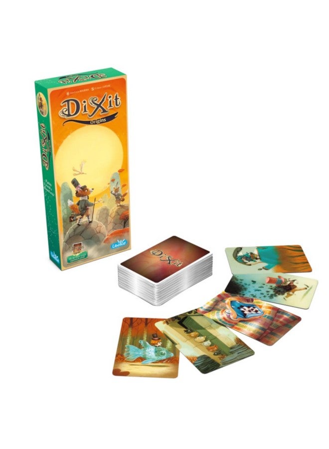 Libellud Dixit Origins Board Game EXPANSION - Unleash Imagination with 84 New Enigmatic Cards! Creative Storytelling Game, Family Game for Kids & Adults, Ages 8+, 3-6 Players, 30 Min Playtime, Made by Libellud - Image 2