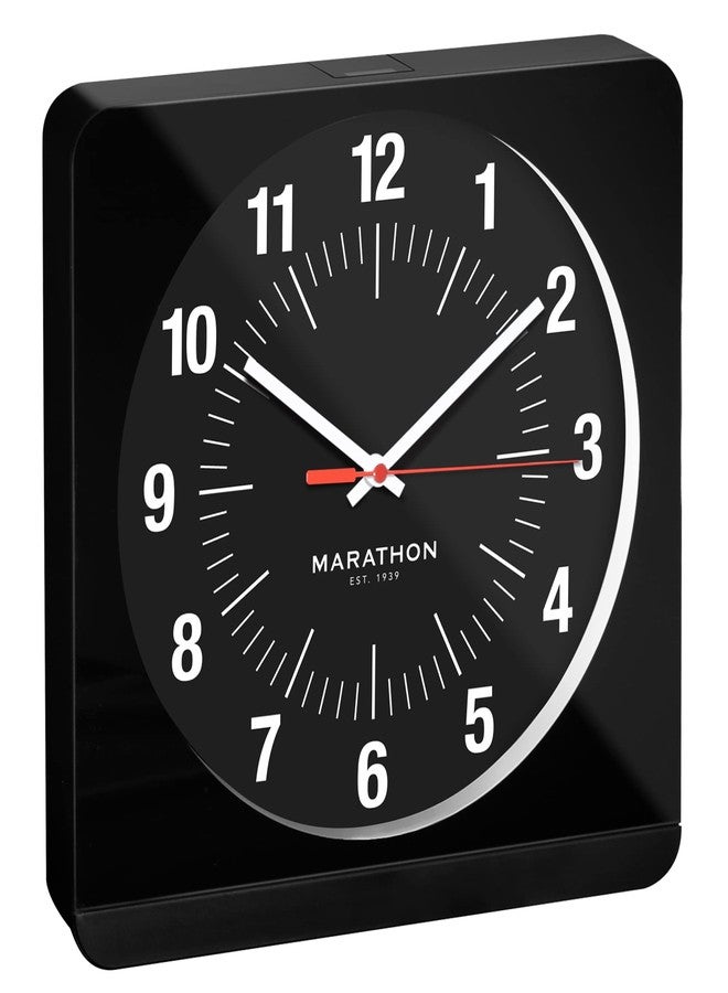 MARATHON Jumbo 12 Inch Analog Wall Clock with Auto-Night Light - Image 1