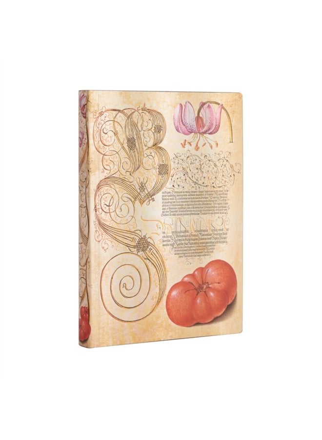 Lily Tomato Mira Botanica Midi Lined Journal - Hardback
