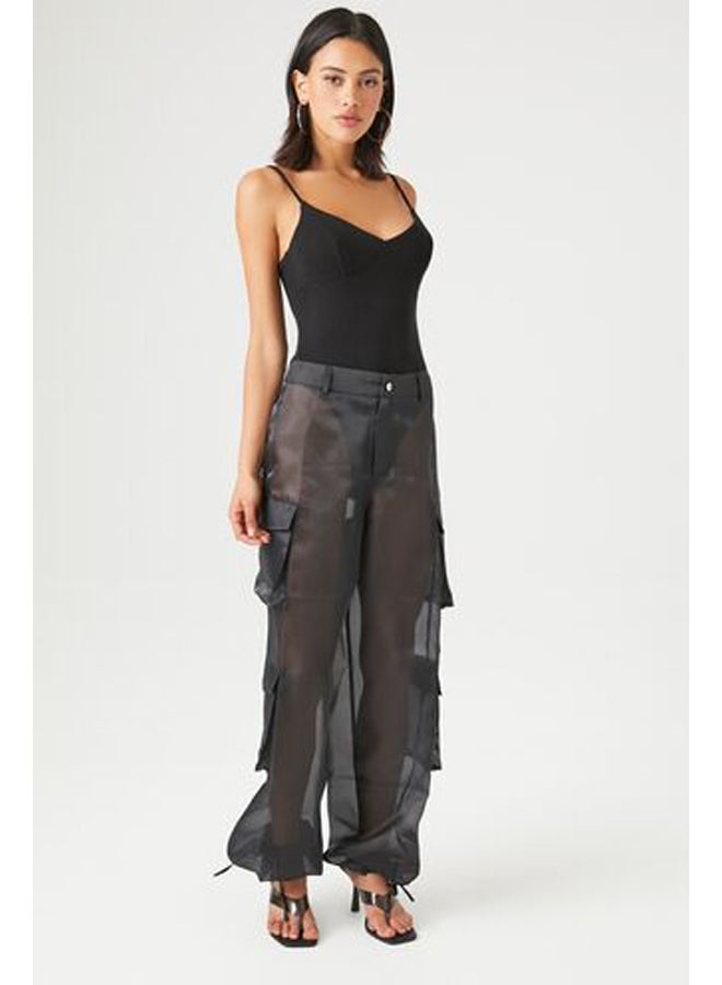 FOREVER 21 Sheer Organza Cargo Pants  - Image 5