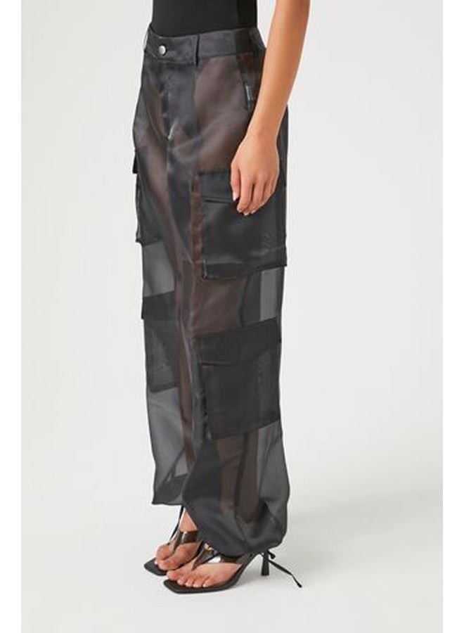 FOREVER 21 Sheer Organza Cargo Pants  - Image 3