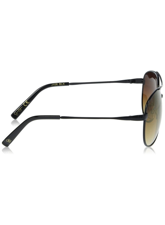 جيسيكا سيمبسون نظارة شمسية J106 Iconic Metal Aviator Pilot للنساء مع حماية من الأشعة فوق البنفسجية 400 - نظارة شمسية خفيفة الوزن للنساء، عدسات 60 مم - Image 3