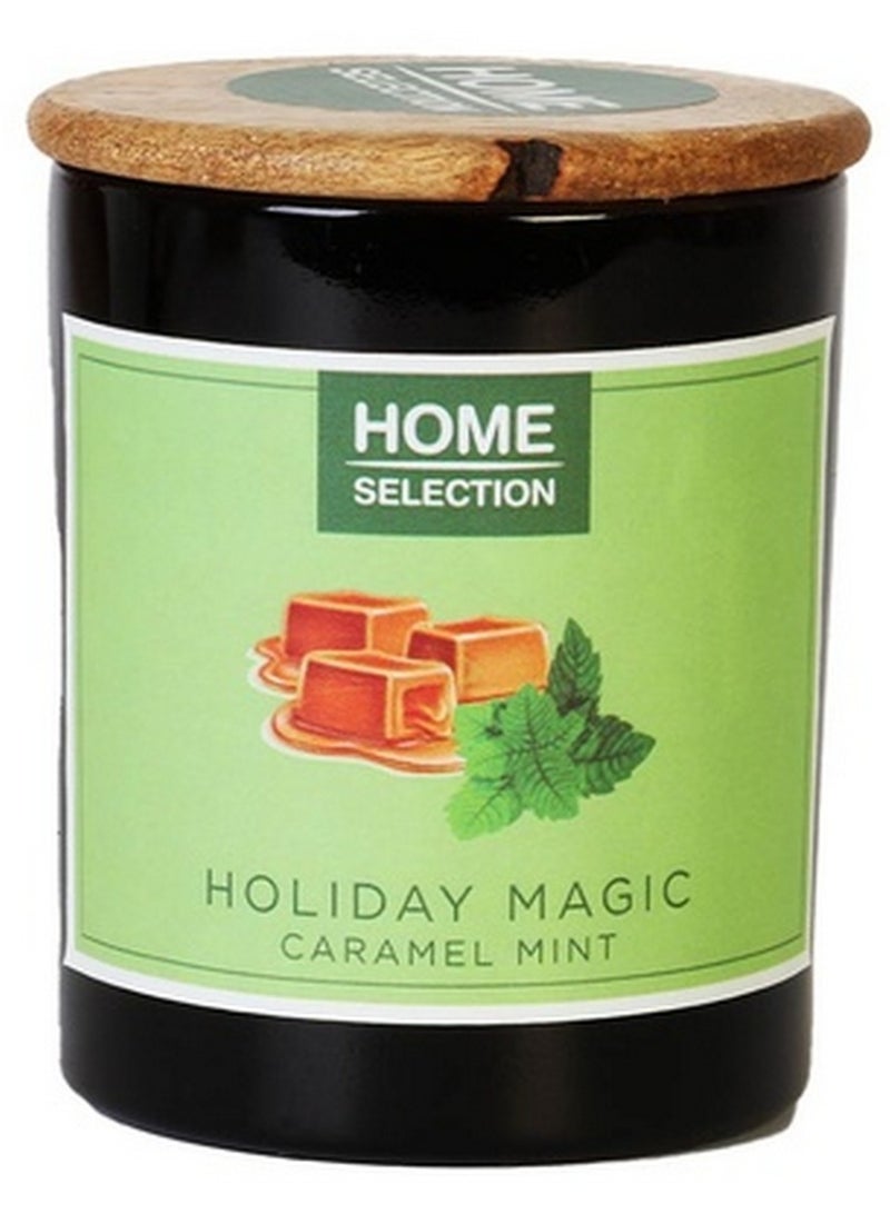 Single Wick Jar Special Range Holiday Carmel Mint Candle 175 G