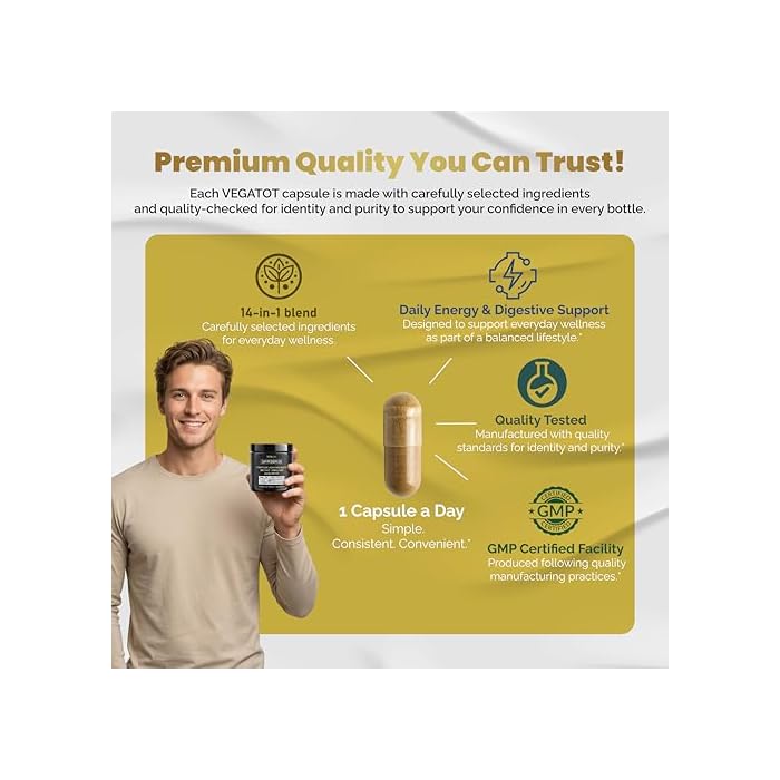 VEGATOT Berberine Supplement with Ceylon Cinnamon, Turmeric, Milk Thistle, Fenugreek *USA Made and Tested* Immune System, Cardiovascular & Gastrointestinal Support* - Image 5