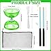 Simgoing Chinese Yoyo Diabolo Set Includes Colorful Chinese Yoyo with 2 Pieces Diabolo Sticks 1 Piece String 1 Net Bag for FunGreenPopular Style - Image 4