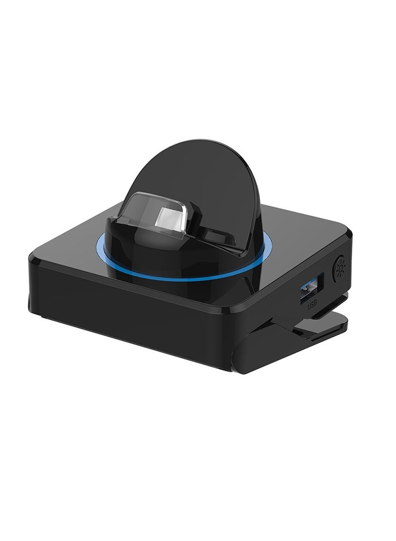 5-in-1 Portable Docking Station for Nintendo Switch - HDMI Adapter with 4K/60FPS Support, USB 3.0 Port, Ideal for Travel and Charging, Compact Design by RUBU. - Image 2