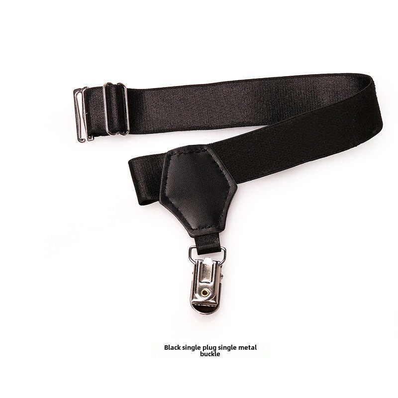 Slimming Knee-High JK Socks for WomenSingle black single buckle single metal buckle Single black single buckle single metal buckle 