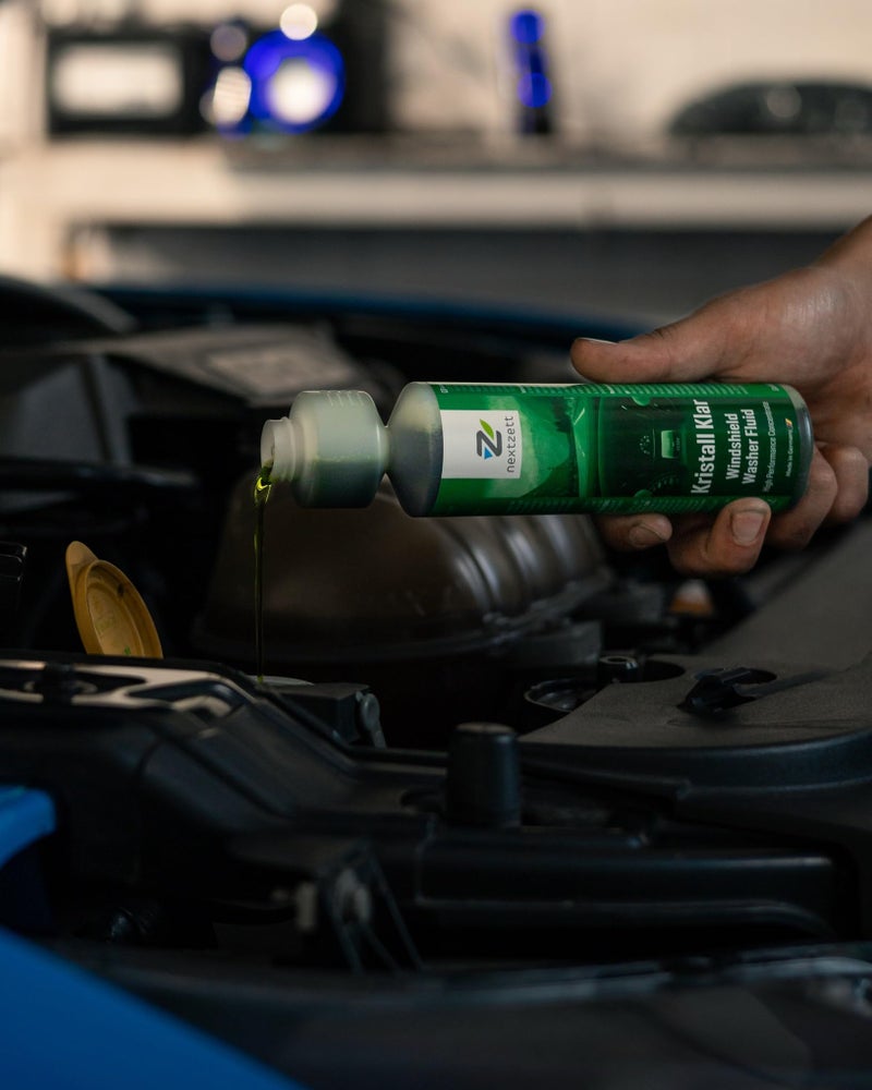 nextzett Kristall Klar Windshield Washer Fluid Concentrate 1:200 â€“ Makes Over 13 Gallons â€“ High-Performance, Smear-Free, Glare-Free Formula with Water Softeners â€“ 8.5 fl oz (No Freeze Protection). - Image 2