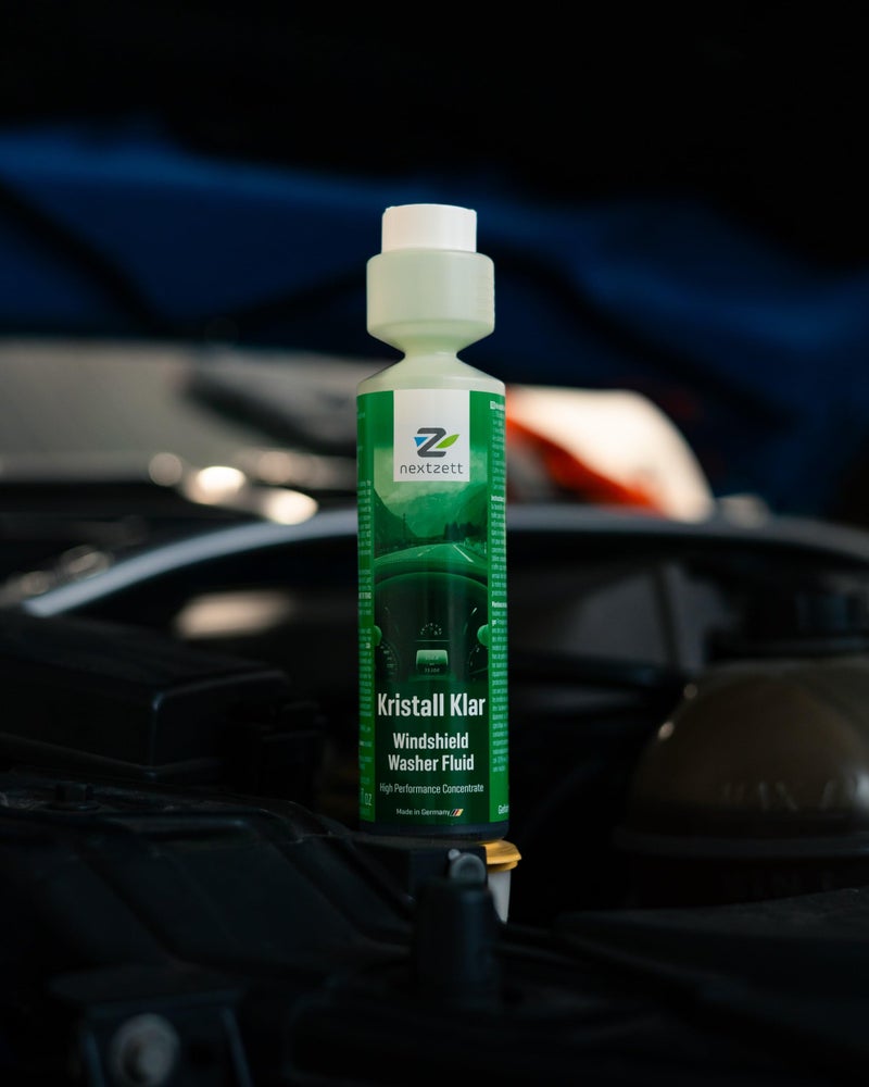 nextzett Kristall Klar Windshield Washer Fluid Concentrate 1:200 â€“ Makes Over 13 Gallons â€“ High-Performance, Smear-Free, Glare-Free Formula with Water Softeners â€“ 8.5 fl oz (No Freeze Protection). - Image 4