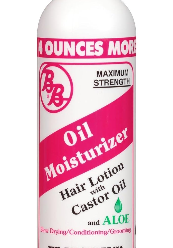 Bronner Bros Maximum Strength Oil Moisturizer Hair Lotion with Castor Oil and Aloe - 12 Fl Oz - Image 1