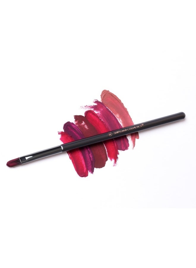 Shryoan Lip Brush| Ideal for Cream and Liquid products, Easy to hold & Precise application with Soft and Synthetic Bristles - Image 4